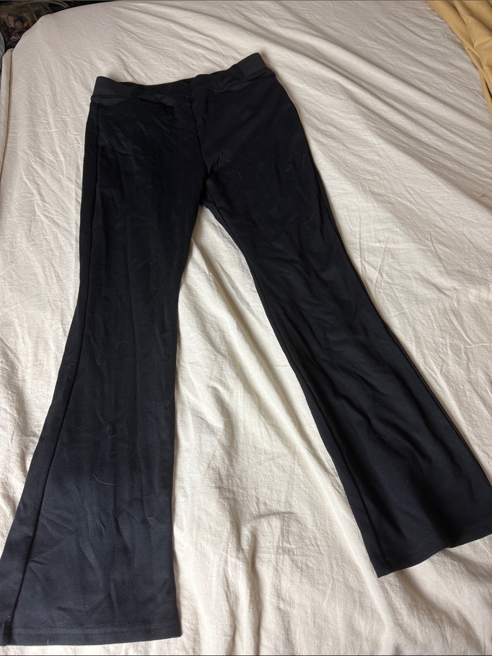 a new day Black Flared Women's Pants - Stretch Waistband